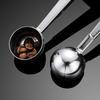 Cuchara Medidora de Acero Inoxidable 304 y Pinza Selladora Cuchara de Doble Propósito Cuchara para Café Pinza Selladora de Uso Múltiple Cuchara Medidora para Granos Pinza para Bolsa