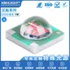 3535 cabeza de bola Parche frontal azul Indicador LED cuentas de luz alta potencia 1W Chip de tres seguridades Tubo emisor de luz de dos niveles