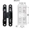 Bisagra tridimensional ajustable invisible para puertas de madera, puertas plegables, muebles y paneles de puertas de gabinetes del hogar