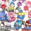 Chaveiro Sanrio Acrílico Dupla Face Pingente de Chaveiro Chaveiro de Mochila Bolsa Fofo Sanrio Acrílico