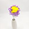 Peonía tejida en lana, terminada en stock, estilos al por mayor, decoración de interiores, regalo festivo, flores de simulación.