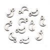 Ins Viento 17 Luna Mixta DIY Colgante de Plata Antigua Encanto Natural Accesorios Creativos Hechos a Mano Accesorios Accesorios Explosiones