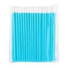 Pincel de lábios descartável portátil pincel de sombra para olhos batom brilho labial haste oca cabelo de nylon pequeno pincel de lábios ferramentas de beleza