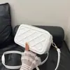 2024 Nuevo Bolso Cruzado Acolchado Estilo Francés Cremallera Doble Correa Ancha de Hombro de Moda Bolso Pequeño Cuadrado de Hombro Único Personalizado Ins