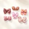 Café con leche lunares moño caricatura DIY accesorios de resina adorno para cuerda de pelo pegamento cremoso pinza para el pelo funda de teléfono llavero