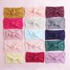 Europeu e Americano material de nylon macio faixa de cabelo do bebê bonito atado de abas largas turbante multicolor headwear headband