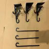 Gancho de Venta Caliente Transfronterizo Sin Taladro para Colgar Calcetines de Navidad, Gancho Telescópico Metálico Ajustable para Uso en el Hogar