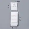 Sutiã de Nylon em Estoque com Colchete de Três Fileiras, Acessórios para Sutiã Preto e Branco, Extensor de Colchete para Lingerie Feminina, Três Fileiras de Dois Ganchos Pintados por Spray