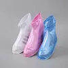 Cubrezapatos de Botas de Lluvia Viaje al Aire Libre Moda Adulto Hombres y Mujeres Botas de Lluvia Engrosadas Zapatos Impermeables Antideslizantes Cremallera Portátil Juguetes Pequeños