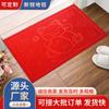 Suministro en stock alfombrilla de suelo impresa cepillada pasillo completo pasillo dormitorio hogar alfombrilla de suelo cepillada