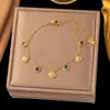 [Collar + Pulsera] Estilo Francés Ins de Lujo Accesible Cadena para Clavícula de Corazón Estilo Dulce Collar de Acero de Titanio con Borla de Corazón de Melocotón para Mujer