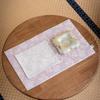 Mantel de brocado para té, cojín para mesa de té, tela ligera de lujo, bandera para té, piezas para ceremonia del té, tapete de té seco rectangular