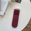 Meia de Caxemira Australiana Outono e Inverno Feminina Angorá Vermelho Estilo Japonês Coreano Aconchegante Quente Ins Vermelho Cibernético Meias de Lã