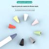 Adequado para capa de ponta Apple applepencil 1ª/2ª geração, capa protetora de silicone para caneta stylus, antiderrapante, resistente ao desgaste, silenciosa
