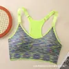 Sujetador deportivo push-up a prueba de impactos sin aros, talla grande, para fitness, yoga, entrenamiento y running, bonito diseño de espalda tipo camiseta