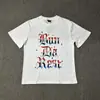 Serie de camisetas de moda de alta calidad para la calle, de manga corta, con estampado de logo de letras, cuello redondo, unisex, al por mayor para comercio exterior