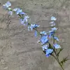 Flores Delphinium Artificiales Más Vendidas, Flores de Jacinto Artificiales para Salones de Bodas, Flores Delphinium Artificiales Altas de 3 Ramas