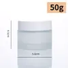 Botella de Crema Esmerilada, Botella de Vidrio para Crema Opaca a la Luz, Botella Dispensadora de Cosméticos, Botella Vacía, Botella de Muestra para Crema de Ojos, Botella de Perfume