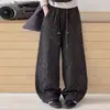 Roupas Infantis Estilo Coreano 2026 Outono Novidades Conjunto Casual com Colete de Couro Mesclado Retrô e Calça Estampada de Leopardo para Meninas