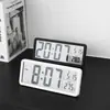 Relógio Simples de LCD Transfronteiriço, Relógio de Parede para Sala de Estar, Relógio com Display Multifuncional de Temperatura e Umidade, Venda Direta da Fábrica 801Tk