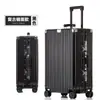 Estuche de Viaje Completo Engrosado de Aleación de Aluminio y Magnesio Estuche con Ruedas Estuche de Metal para Equipaje de Mujer Estuche de Tablero de Jabalí de 20 Pulgadas para Hombre Maleta Caja con Contraseña
