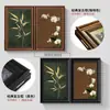 Caixa de Medidor Elétrico Decorativa Vintage com Motivos Florais e de Pássaros, Pintura Suspensa Decorativa para Tampa de Caixa de Disjuntor Elétrico Dupla Porta Estilo Retrô Francês