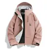 Chaqueta Exterior Rígida para Hombre y Mujer, Capa Interior de Plumas 3 en 1, Cortavientos e Impermeable, Chaqueta de Plumas Desmontable para Senderismo