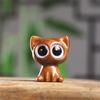 Chaveiro Pingente Gato de Olhos Grandes Sândalo Rosewood DIY Criativo Acessório Decoração Bolsa de Celular