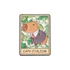 Nuevo Broche Lindo de la Serie Capibara Set Creativo y Único de Insignias con Forma de Caricatura de Capibara