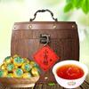 Venta al por mayor Tianma Xiaoqing mandarina cruda bronceada cabeza recogiendo mandarina cáscara palacio Pu 'er té maduro caja de regalo de té de mandarina Xiaoqing