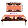 Nuevo Plato de Papel de Halloween Decoración de Fiesta Vajilla Festival Temática de Fantasma Mantel Juego de Banderines