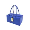 Nova caixa de presente do Ano do Dragão luxo leve bolsa de armazenamento de couro pu vermelho caixa de presente frutas secas frescas caixa de produtos de Ano Novo