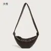 Bolsa Croissant de Nicho High-End 2026 Novo Modelo Bolsa de Ombro Texturizada Moda Retrô Bolsa Bolinho Bolsa de Ombro de Couro Genuíno para Mulheres