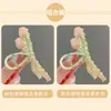 Presilha de Cabelo Tulipa para Mulheres, Grampo de Cabelo Lindo Estilo Fada para a Parte de Trás da Cabeça, Super Presilha de Cabelo Tubarão Fada, Presilha de Cabelo, Acessório de Cabelo