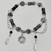Explosivo Mohai Pulsera Tabú Totalmente Libre Set de Seis Piezas para Mujer Cuentas Florales Ins Alto Valor de Color Lujo Ligero Combinable