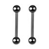 Piercing Transfronteiriço Estilos Mistos Argolas para Língua Piercing Rosqueado de Aço Inoxidável Barra Curva com Ponta Argolas para Umbigo Bola Redonda Argolas para Lábio Argolas para Sobrancelha Argolas para Nariz