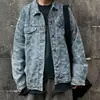 Comércio Exterior Primavera Outono Rascunho Bonito Jaqueta Masculina ins High Street Marca Tendência Estilo Hong Kong Estilo Japonês Estilo Harajuku Estilo Coreano Jaqueta Jeans Tendência Masculina