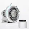 Bomba de ar tipo soprador de vórtice elétrico trifásico de dois estágios 380v para oxigenação de tanque de peixes, aeração, ventilador de fornecimento de ar de fundo, soprador de alta pressão