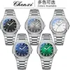 Reloj para Hombre Chenxi Simple Moda Negocios Cuarzo Correa de Acero Luminoso Resistente al Agua Calendario con Diamantes Fabricante Venta al por Mayor