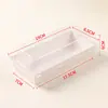 Caja de embalaje para sándwich, caja rectangular para pastel de nieve, caja desechable para pastel de hebras de carne, caja de embalaje para tiramisú