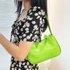 Verano Lindo pu Bolso Pequeño Bolso de Axila Estilo Coreano ins Moderno Simple Combinable Casual Color Sólido Bolso de Hombro Bolso de Mujer