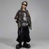 Ropa de Hip-Hop para Actuación Infantil, Trajes de Hip-Hop Camuflaje Americano para Niños, Ropa de Hip Hop Moderna Genial y Atractiva para Niñas Niños Jazz