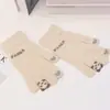 Nuevos guantes de invierno más terciopelo acolchado pantalla táctil guantes cálidos al por mayor guantes de peluche de panda tejidos para mujer lindos