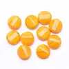 Nuevas cuentas botón de jade de porcelana 14MM lingote cuentas de cristal tallado múltiple accesorios para joyería DIY