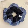Goma para el pelo estampada de alta gama de moda coreana para mujer 2025 Nuevo estilo Elegante Elástica Duradera para Cola de Caballo