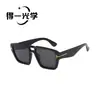 Gafas de Sol Letra T Gafas de Sol Retro Europeas Americanas Bisagra Cruzada Gafas de Sol Estilo Nuevo Gafas de Sol para Mujer Gafas de Alta Gama