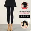 Leggings térmicas pretas grossas para mulheres, outono e inverno, forradas com fleece, quentes, modeladoras, que definem a silhueta e alongam as pernas, atacado