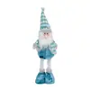 Papai Noel Boneco de Neve Rena de Pelúcia Tricotada Retrátil de Natal