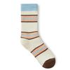Calcetines deportivos a rayas europeas hasta media pantorrilla para mujer, de otoño e invierno, con absorción de impactos, estilo retro, para baloncesto y para hombre.