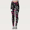 Ropa Europea y Americana Nueva Transfronteriza para Mujer Estampado Digital Personalizado Leggings Casuales Ajustados Personalizados Pantalones de Yoga Adelgazantes Ajustados